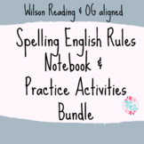 Spelling English Rules Notebook AND Practice Activities Bundle