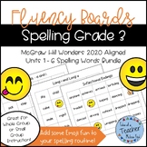 Spelling Fluency Boards Gr 3 BUNDLE Units 1-6 [Wonders 202