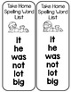 Spelling Freebie: Words and activities for Kindergarten and First Grade