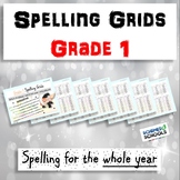 Spelling Grids | Grade 1 | Spelling For The Whole Year