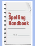 Spelling Handbook/ Spelling Dictionary  EDITABLE!!!