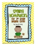 Spelling Homework - 3rd Grade Reading Street