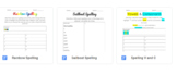 Spelling Homework Bundle on Google Drive for Google Classr