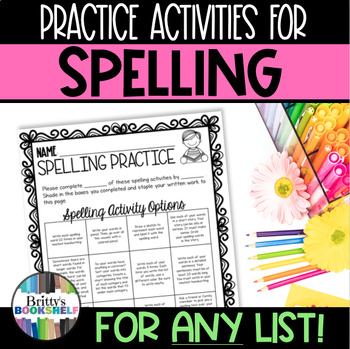 Preview of Spelling Activities for Elementary Grades