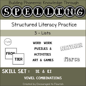Preview of Spelling IE and EI Vowel Combinations