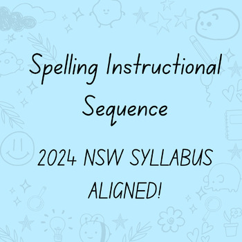 Preview of Spelling Instructional Sequence by Year- 2024 NSW SYLLABUS ALIGNED