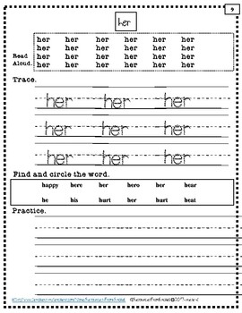 spelling intervention workbook first grade sight words book 1 tpt