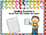 Spelling Inventory Test