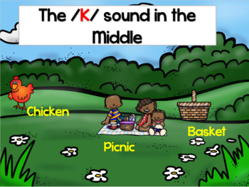 Preview of Spelling K sound in the Middle ( K, CK, C Spelling) Dyslexia/RTI