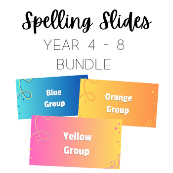 Preview of Spelling Lesson Teaching Slides - Years 4-8 (NZ)