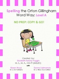 Orton Gillingham Spelling Series: Level A  -  Word Study Units