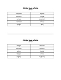 Spelling Lists Grades 3-4