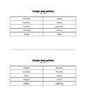 Spelling Lists Grades 4-5