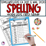 Benchmark Advance | First Grade Spelling Lists | CA 2017 a