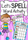 Spelling Literacy Center Activity - Let's Spell CVCC and C