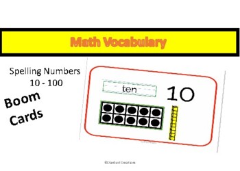 Preview of First Grade Spelling Number Words 10 - 100