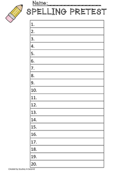 alphabetical order for spelling words