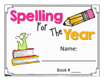 Preview of Spelling Packet for the Year Template