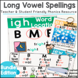 Spelling Pattern Posters | Long Vowels Bundle