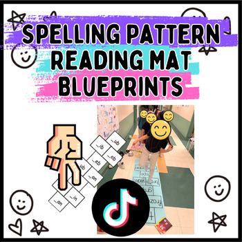 Preview of Spelling Pattern Reading Mat Blueprints