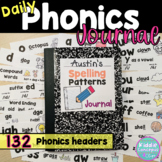 Spelling Patterns Journal Notebook Interactive Phonics Notebook