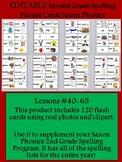 Spelling Picture Cards Saxon Phonics Set #2