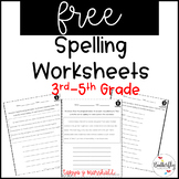 Spelling Practice & Assessment | Upper Elementary Spelling