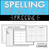 Spelling Practice - Great for Homework or Seat Work (Grades 1-2)