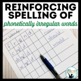 Spelling Practice: Reinforcing Spelling of Irregular Words