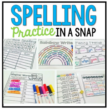 Spelling Worksheets for Pre-k<br/>