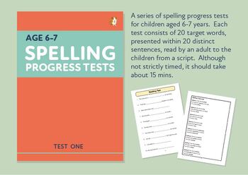 Preview of Spelling Progress Test - Test One - Age 6-7 (KS1)