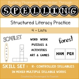 Spelling R-Controlled Vowels in Mixed Multi syllable Words