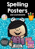 Spelling Rule Posters with Worksheets ~ Miss Mac Attack ~