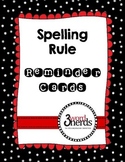 Spelling Situation Reminder Cards