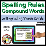 Spelling Rules Compound Words Boom Cards Digital Spelling 