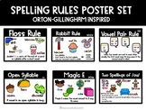 Spelling Rules Posters: Orton Gillingham Inspired