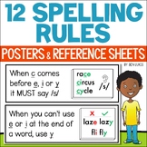 Spelling Rules Posters for Spelling Centers & Spelling Wor