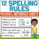 Spelling Rules and Generalizations Posters & Reference Sheets for ...