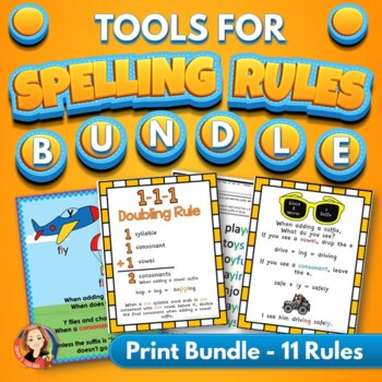 Preview of Spelling Rules Practice Activities Bundle