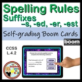 Spelling Rules Suffixes -s, -ed, -er, and -est Differentia