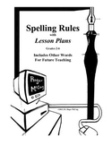 Spelling Rules with Lesson Plans