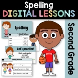 Spelling Second Grade Interactive Google Slides | Spelling