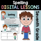 Spelling Seventh Grade Interactive Google Slides | Daily G