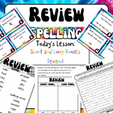 Spelling: Short and Long Vowels Review