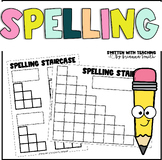 Spelling Staircase - Practice for Sight Words, Names, CVC,