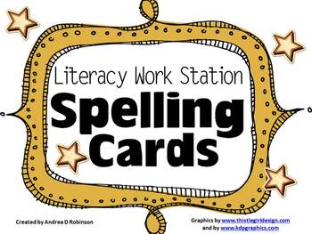 Preview of Spelling Station Task Cards