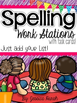 Preview of Spelling Station Task Cards