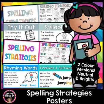 Preview of Spelling Strategies Posters
