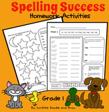 Spelling Success homework activities for grade 1 (level A)