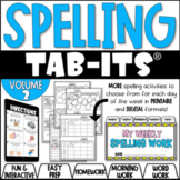 Spelling Tab-Its® Volume 2  [Use with ANY SPELLING LIST] |